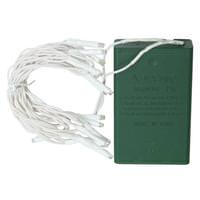 View 15 Light 5.5' White Wire Battery Operated Warm White LED Light String